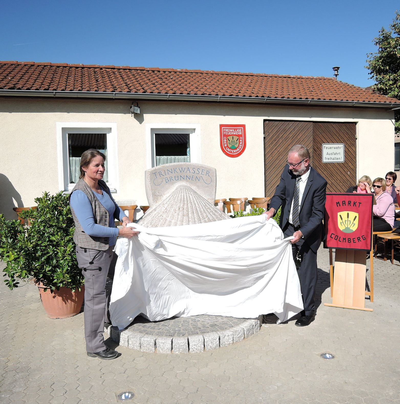 Enthüllung des Jakobstrinkbrunnens