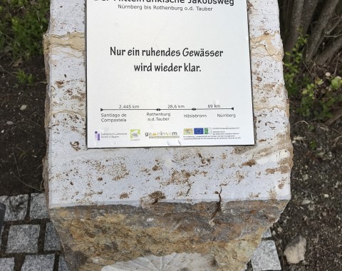 Der Mittelfränkische Jakobsweg zwischen Nürnberg und Rothenburg o. d. T.
