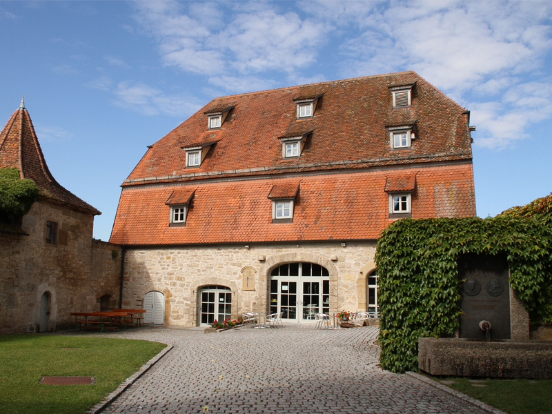 Die Johanniterscheune des Mittelalterlichen Kriminalmuseums Rothenburg ob der Tauber
