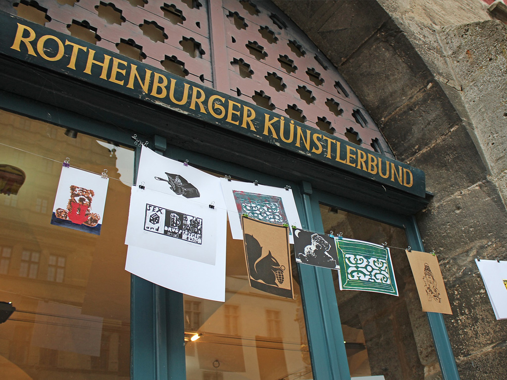 Seit mehr als 100 Jahren bereichert der Rothenburger Künstlerbund e. V. das kulturelle Leben in der Stadt an der Tauber © Rothenburger Künstlerbund e. V.