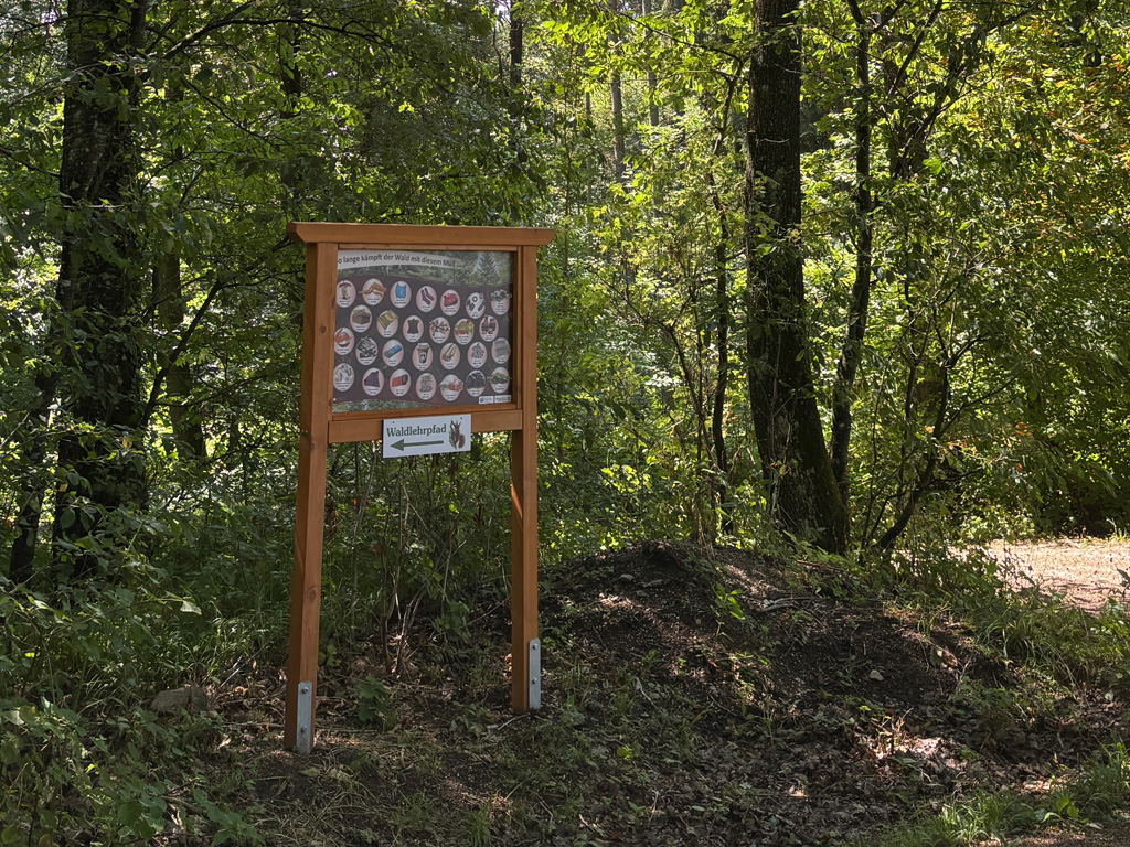 Mitmachtafeln vermitteln auf spielerische Weise Wissen und stärken das Umweltbewusstsein © LAG Region an der Romantischen Straße e. V.