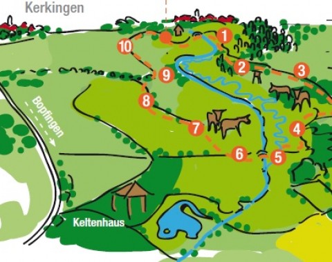 Singender Wanderweg im Romantischen Franken (Liederwanderweg)