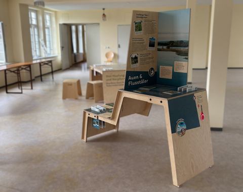 Auen und Flusstäler sind Lebensadern der Landschaft in Mittelfranken: Sie schaffen vielfältige Lebensräume und erzählen von der engen Beziehung zwischen Mensch, Wasser und Natur © LAG Region an der Romantischen Straße e. V.